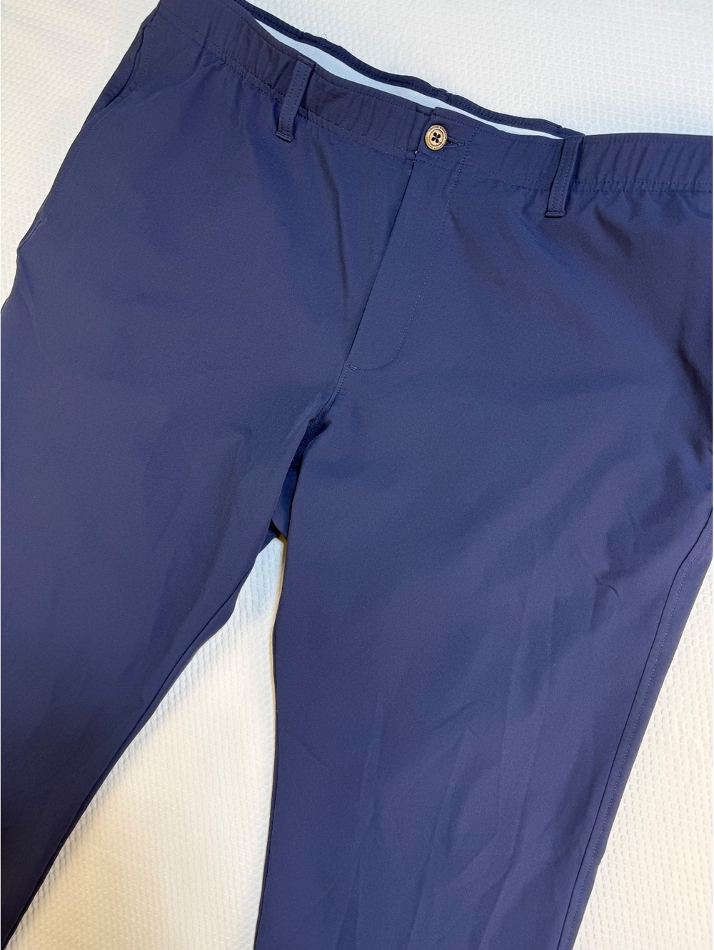 Under Armour Mens Golf Pants 40x30 Navy Stretch Performance Straight Leg